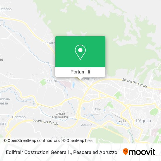 Mappa Edilfrair Costruzioni Generali .