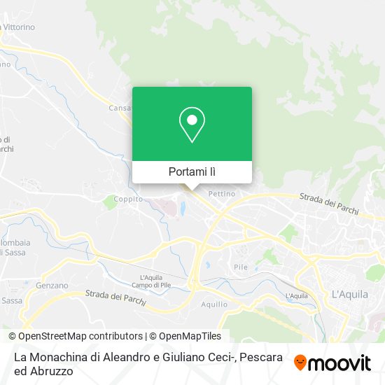 Mappa La Monachina di Aleandro e Giuliano Ceci-