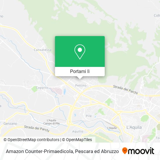 Mappa Amazon Counter-Primaedicola