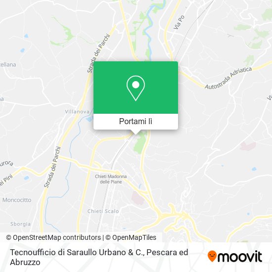 Mappa Tecnoufficio di Saraullo Urbano & C.