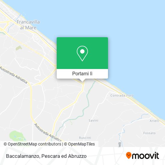 Mappa Baccalamanzo