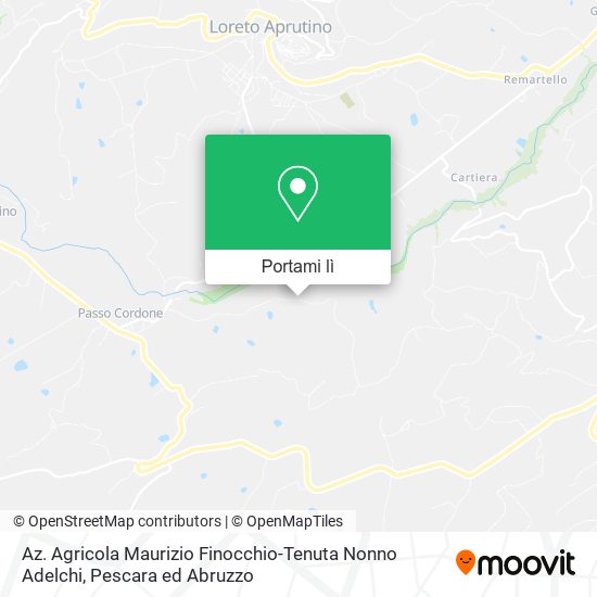 Mappa Az. Agricola Maurizio Finocchio-Tenuta Nonno Adelchi
