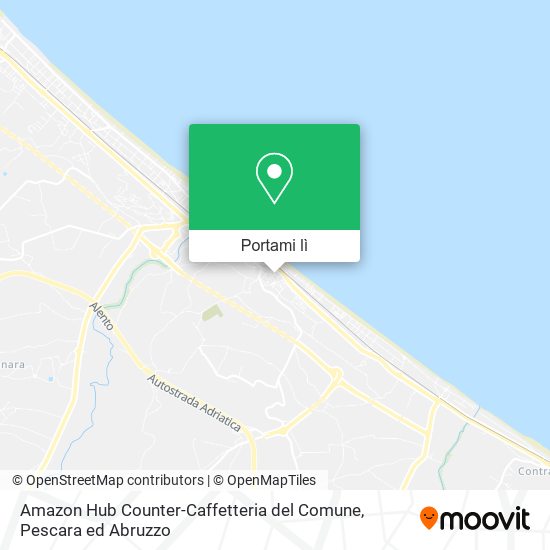 Mappa Amazon Hub Counter-Caffetteria del Comune