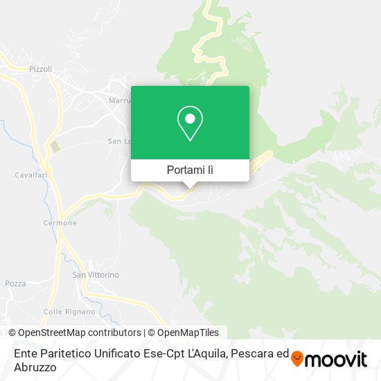 Mappa Ente Paritetico Unificato Ese-Cpt L'Aquila