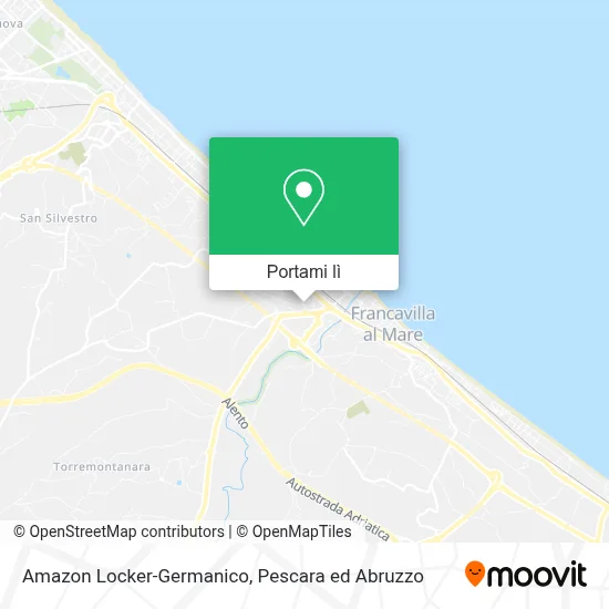 Mappa Amazon Locker-Germanico