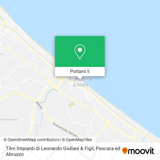 Mappa Tilm Impianti di Leonardo Giuliani & Figli