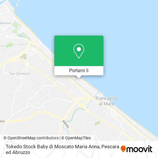 Mappa Tokedo Stock Baby di Moscato Maria Anna