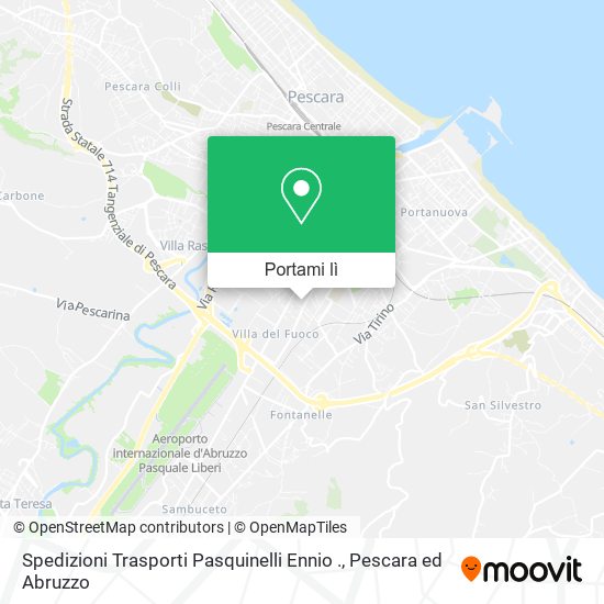 Mappa Spedizioni Trasporti Pasquinelli Ennio .