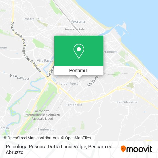 Mappa Psicologa Pescara Dotta Lucia Volpe