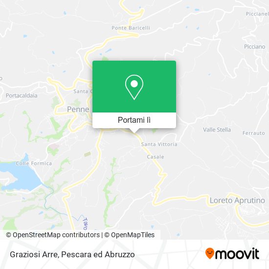 Mappa Graziosi Arre