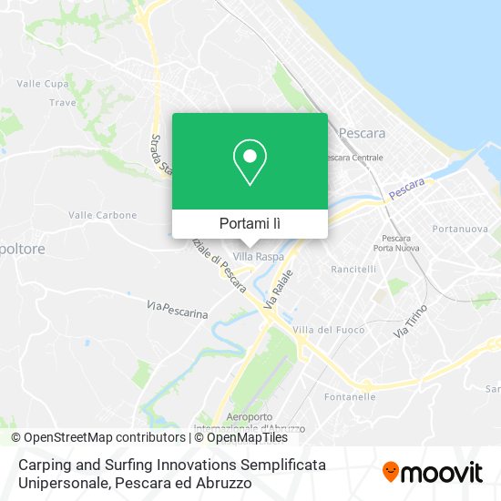 Mappa Carping and Surfing Innovations Semplificata Unipersonale