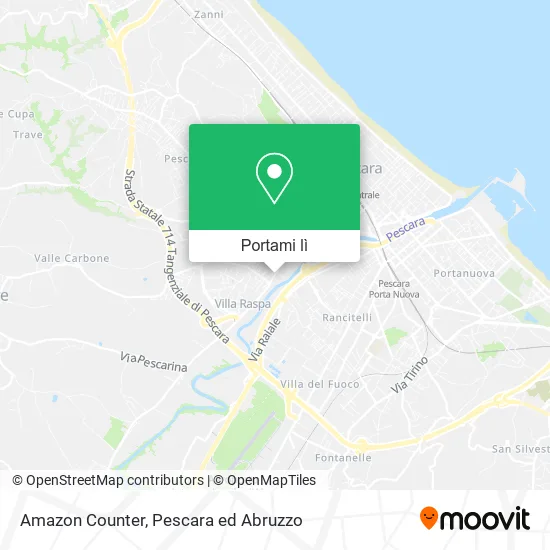 Mappa Amazon Counter