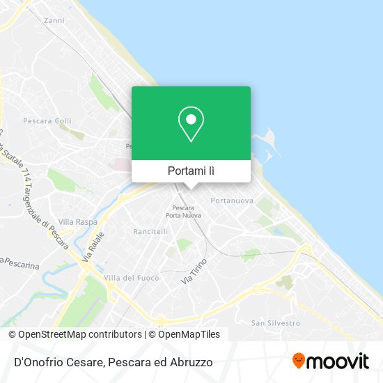 Mappa D'Onofrio Cesare