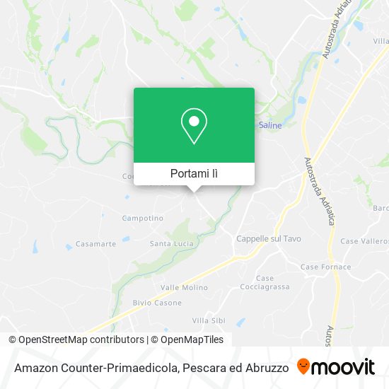 Mappa Amazon Counter-Primaedicola