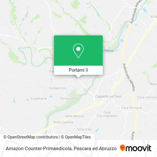 Mappa Amazon Counter-Primaedicola