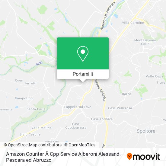 Mappa Amazon Counter Â Cpp Service Alberoni Alessand