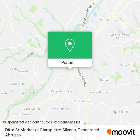 Mappa Ditta 3r Market di Giampietro Silvana