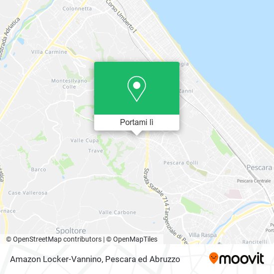 Mappa Amazon Locker-Vannino