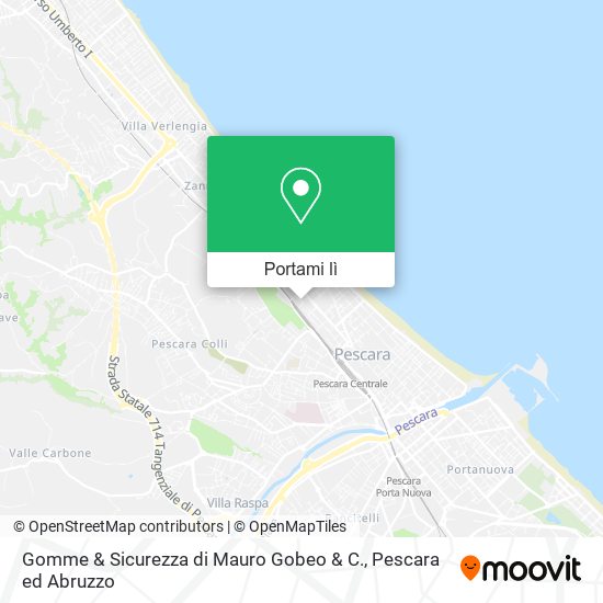 Mappa Gomme & Sicurezza di Mauro Gobeo & C.