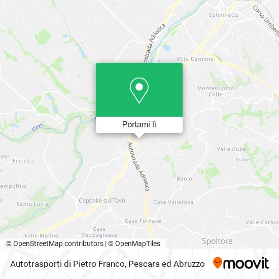 Mappa Autotrasporti di Pietro Franco