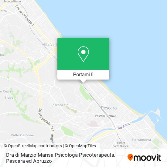 Mappa Dra di Marzio Marisa Psicologa Psicoterapeuta