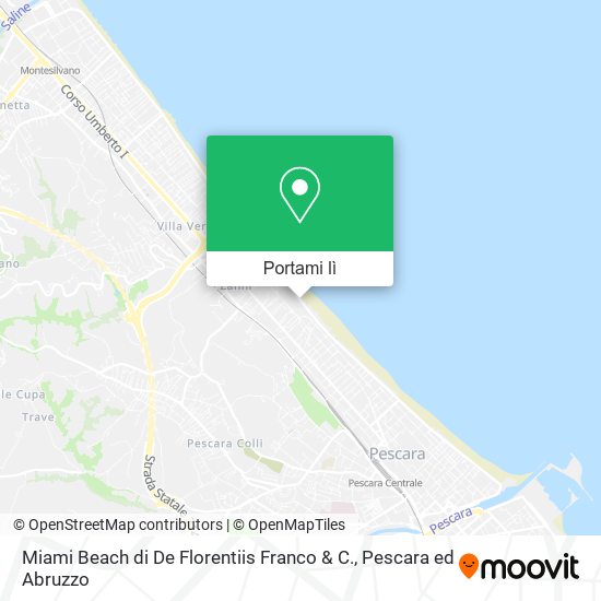 Mappa Miami Beach di De Florentiis Franco & C.