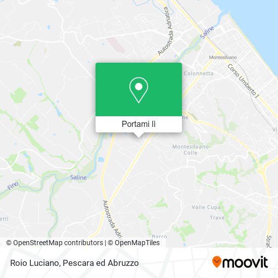 Mappa Roio Luciano