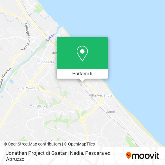 Mappa Jonathan Project di Gaetani Nadia