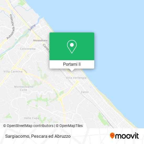 Mappa Sargiacomo