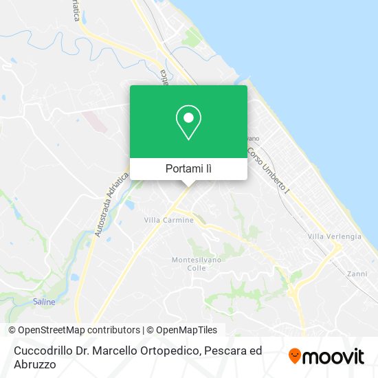 Mappa Cuccodrillo Dr. Marcello Ortopedico