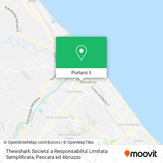 Mappa Thewshark Societa' a Responsabilita' Limitata Semplificata