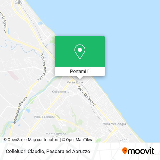 Mappa Colleluori Claudio
