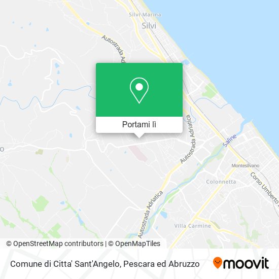 Mappa Comune di Citta' Sant'Angelo