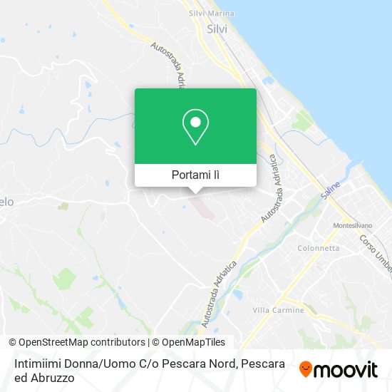 Mappa Intimiimi Donna / Uomo C / o Pescara Nord