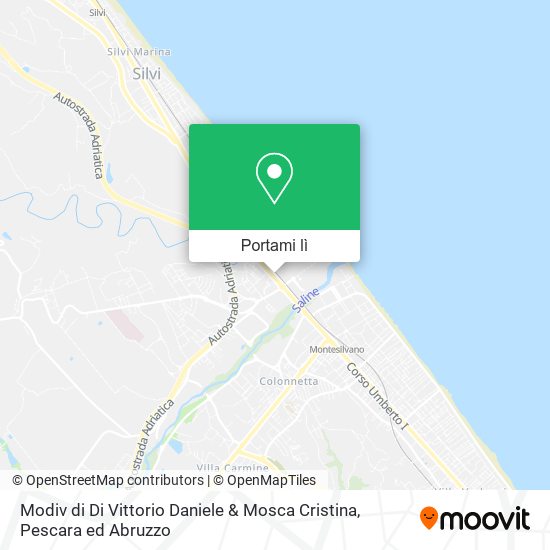 Mappa Modiv di Di Vittorio Daniele & Mosca Cristina