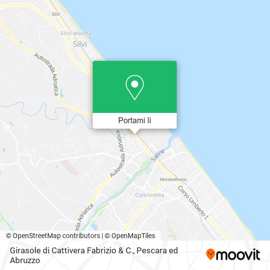 Mappa Girasole di Cattivera Fabrizio & C.