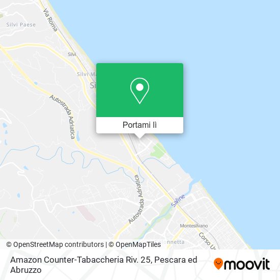 Mappa Amazon Counter-Tabaccheria Riv. 25