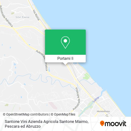 Mappa Santone Vini Azienda Agricola Santone Maimo