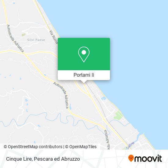 Mappa Cinque Lire