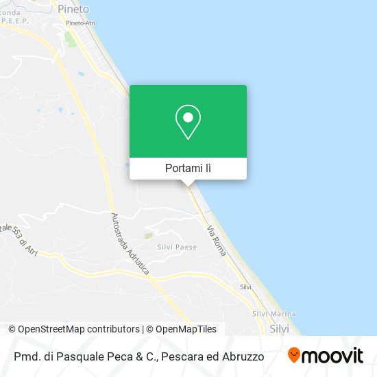Mappa Pmd. di Pasquale Peca & C.