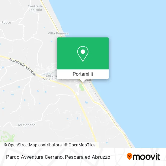 Mappa Parco Avventura Cerrano