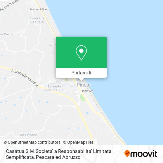 Mappa Casatua Silvi Societa' a Responsabilita' Limitata Semplificata