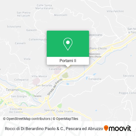 Mappa Rocci di Di Berardino Paolo & C.