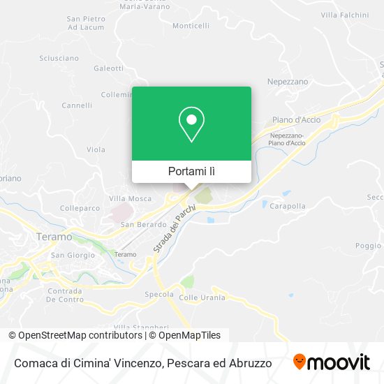 Mappa Comaca di Cimina' Vincenzo