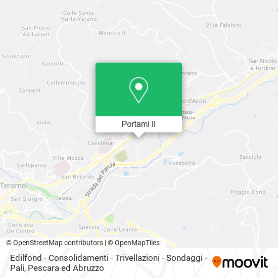 Mappa Edilfond - Consolidamenti - Trivellazioni - Sondaggi - Pali