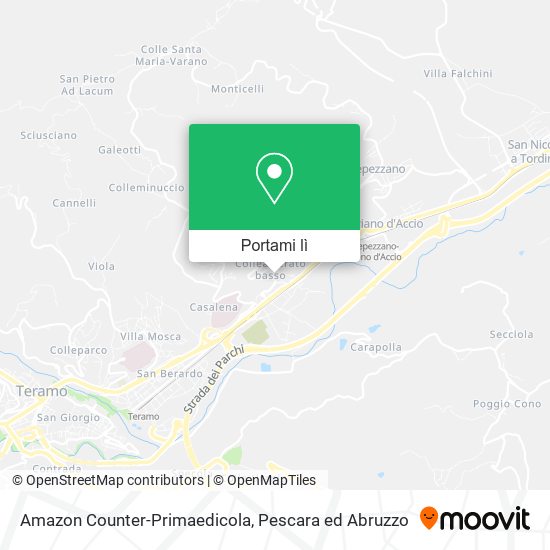 Mappa Amazon Counter-Primaedicola
