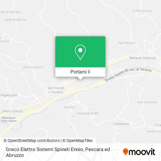 Mappa Greco Elettro Sistemi Spineti Ennio