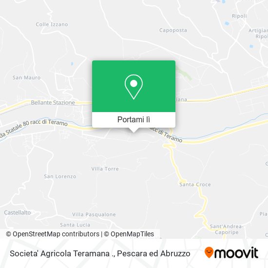 Mappa Societa' Agricola Teramana .