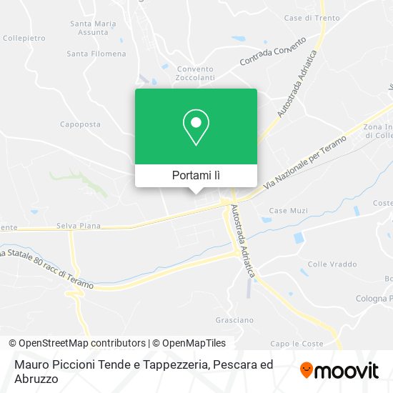 Mappa Mauro Piccioni Tende e Tappezzeria