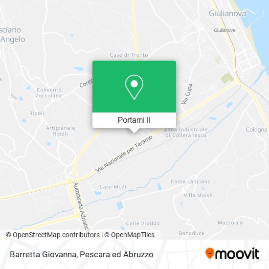 Mappa Barretta Giovanna